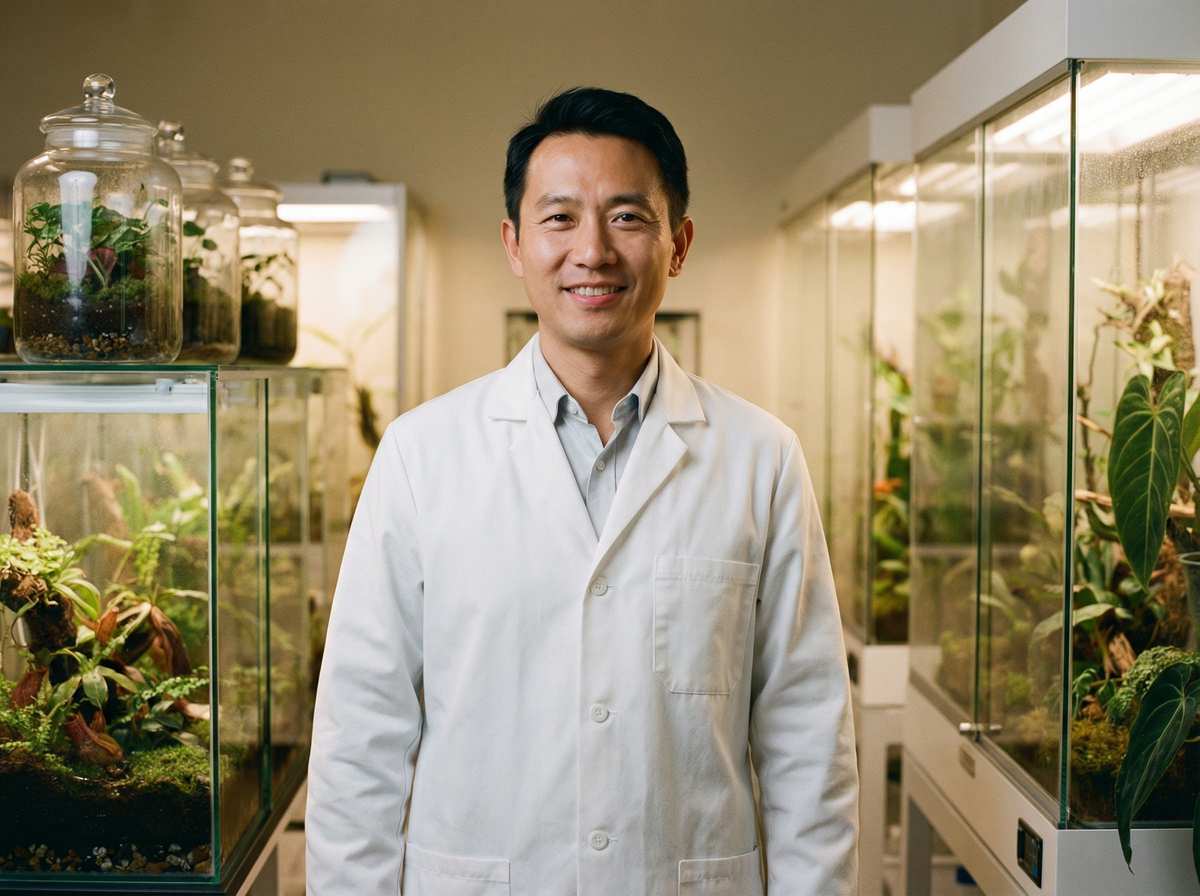 少女萝莉植物顾问张明远博士